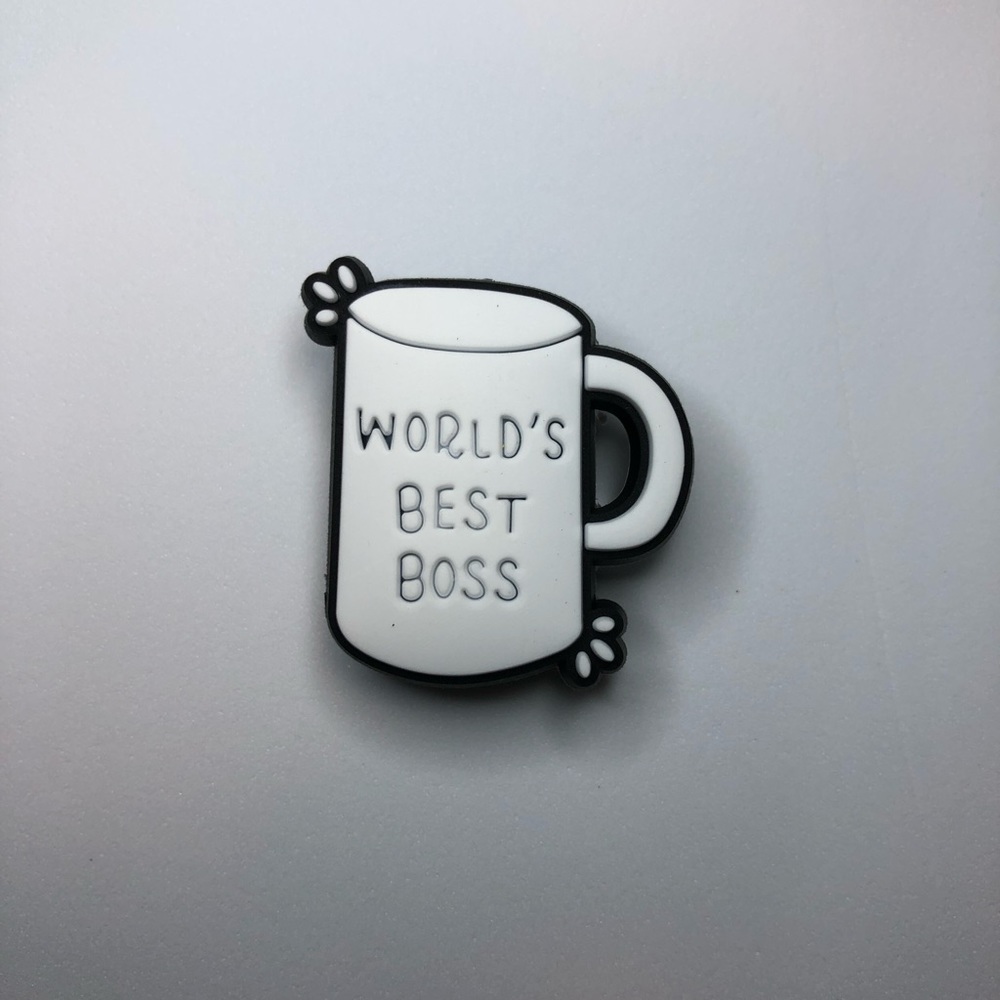 World’s Best Boss Mug Shoes Charm/Jibbitz